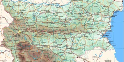 Карта болгарського узбережжя