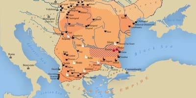 Карту Болгарське царство
