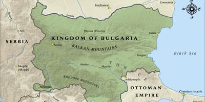 Карта старий болгарський
