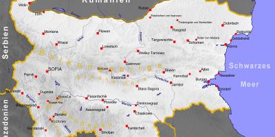 Болгарія карті міста 