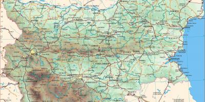 Болгарія дорогах карті